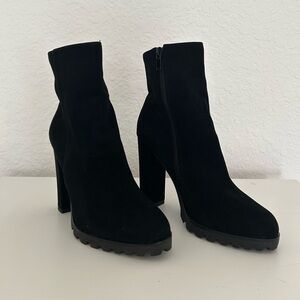 ALDO Track Sole Suede Ankle Boots 6.5